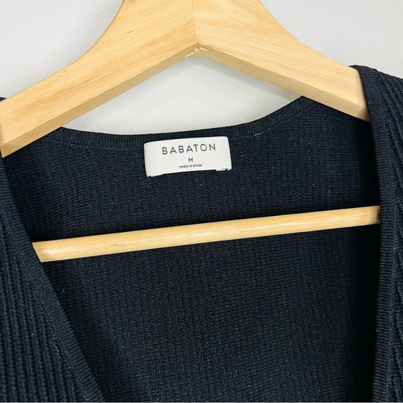 Aritzia Sculpt Knit Deep V Tank black size medium - Picture 3 of 6